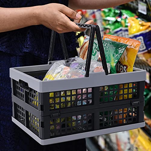 Jandson 16 Liter Storage Crate, Milk Crate 13.5" x 10.3" x 7.2", 3 Packs - Image 4