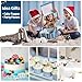 THINKBAY 16PCS Mini Arctic Animals Figurines Toys, Winter Polar Animals Toys for Kids Include Polar Bear, Caribou, Orca, Wolf Figurines Cake Toppers Birthday Gifts for Preschool Kids