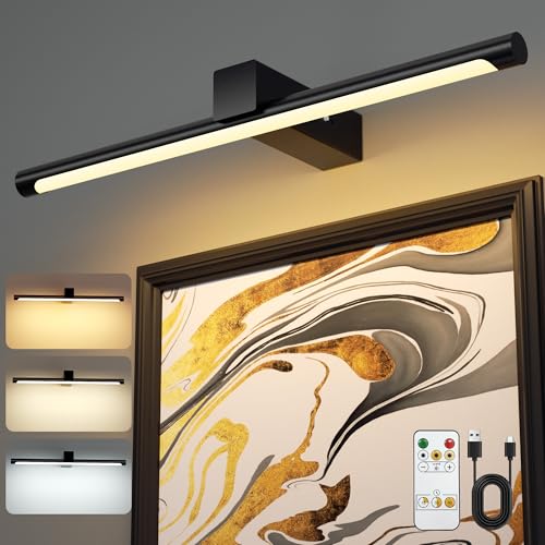 Luz de imagen a bateria VOLISUN para iluminar cuadros sin enchufes cerca