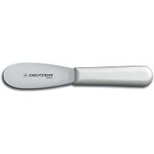 Dexter Outdoors 31652 31/2" sandwich spreader,Stainless Steel Blade with White Handle
