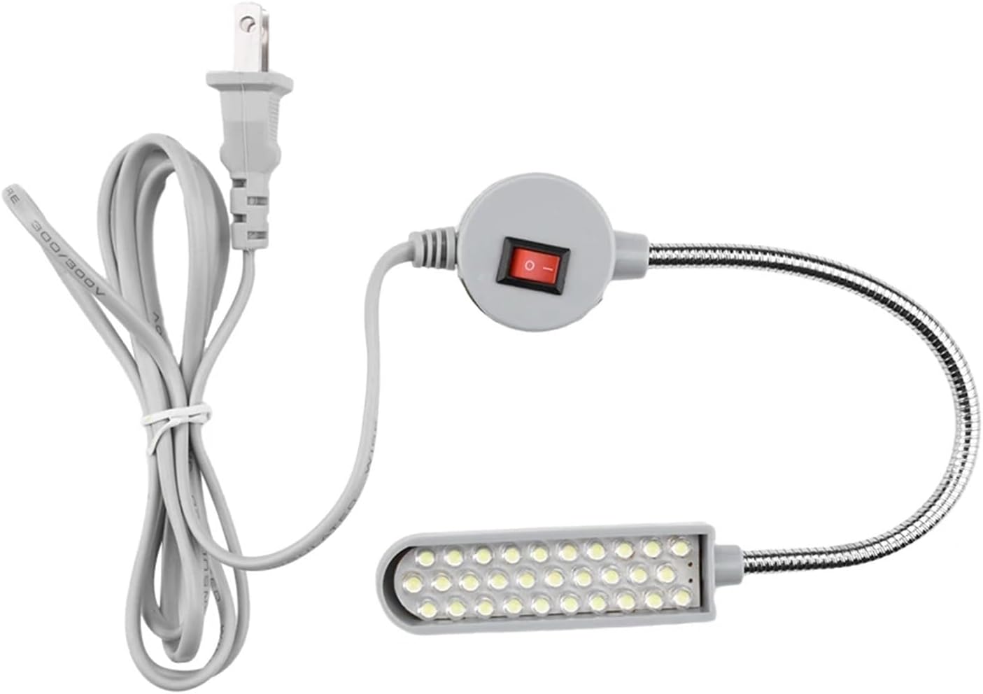 LED Sewing Machine Lamp 360 Flexible Adjustable Gooseneck Work Lamps Industrial Lights with Magnetic Base(AC110V US Plug)