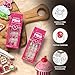 KISS imPRESS Mini Holiday Press On Nails for Kids, ‘Twinkling Lights’, Pink, Child Size, Squoval Shaped, Mess-Free, Mom Approved, Non-Toxic, Breakaway Application Tabs, Nail File, 20 Fake Nails