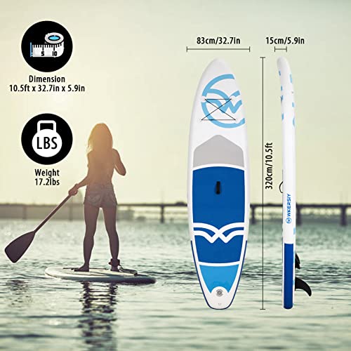 Snsowed Prancha de stand up paddle inflável antiderrapante SUP para todos os níveis de habilidade pr