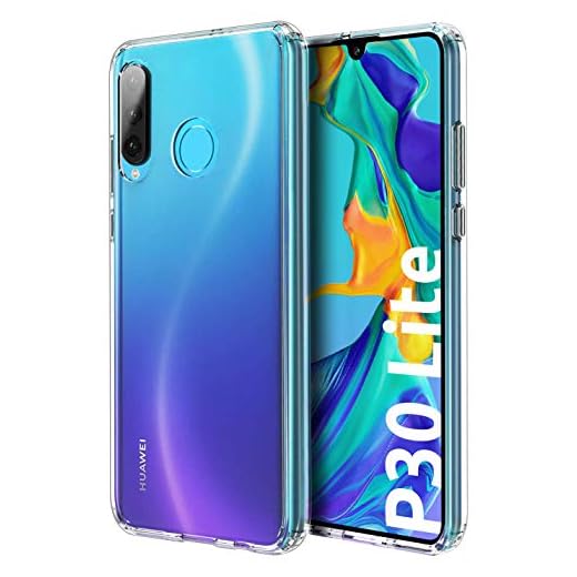 Skal Slim-Case till Huawei P30 Lite [smart engineered] - Mobilskal av silikon, Transparent, Skyddar mot repor och stötar, tunn