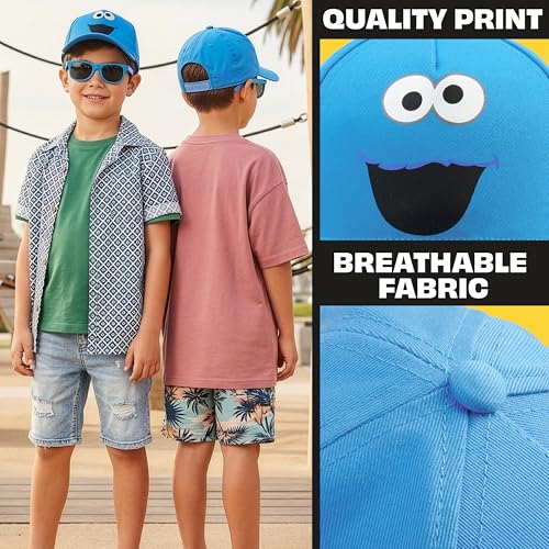 Image of Paw Patrol | Hot Wheels | Sesame Street Kids Baseball Cap & Sunglasses Set with UV Protection, Gifts for Boys 2-6