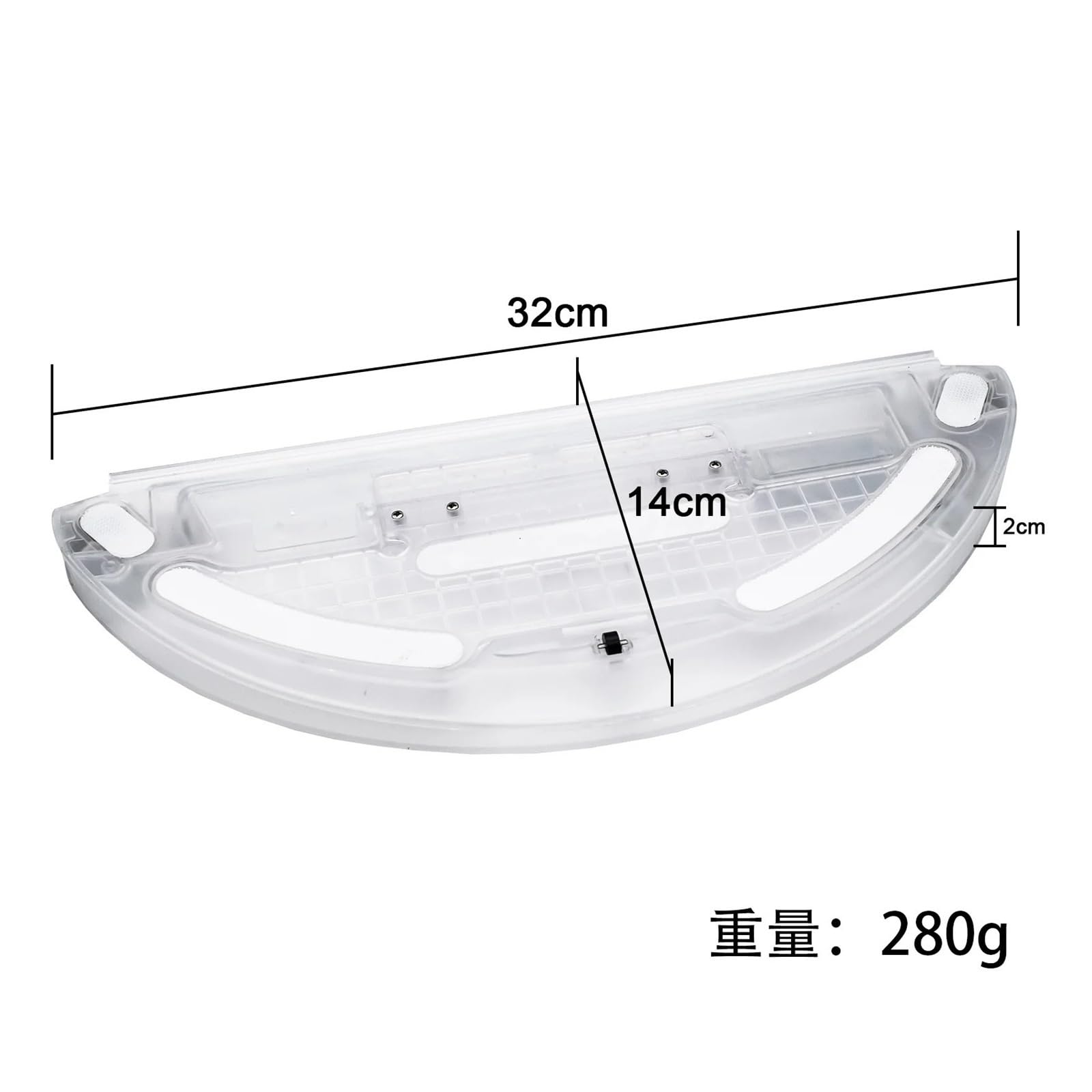 Wassertank, kompatibel mit XiaoMi, Robot Vacuum-Mop 2 Lite 2 Pro MJST1S MJST1SHW BHR5044EU Staubbox Mopp Tuch Ersatzteil Zubehör