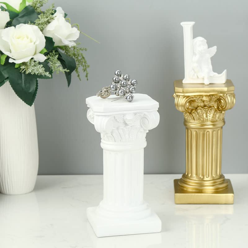 Mini Columna Romana Clásica de Resina para Decoración miniatura 6
