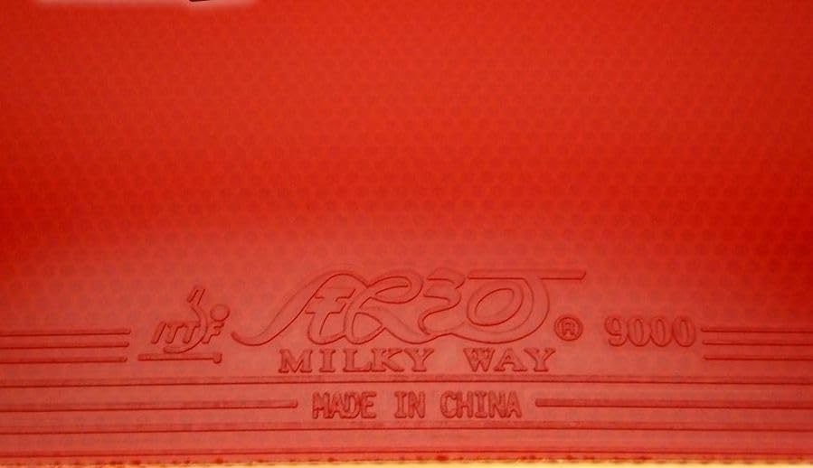 Yinhe 9000 V2 High Tension Table Tennis Rubber, Drive Power, Tacky Surface, Excellent Ball Grip, Attack and Control, ITTF Certified, 2.1mm (RED) 2