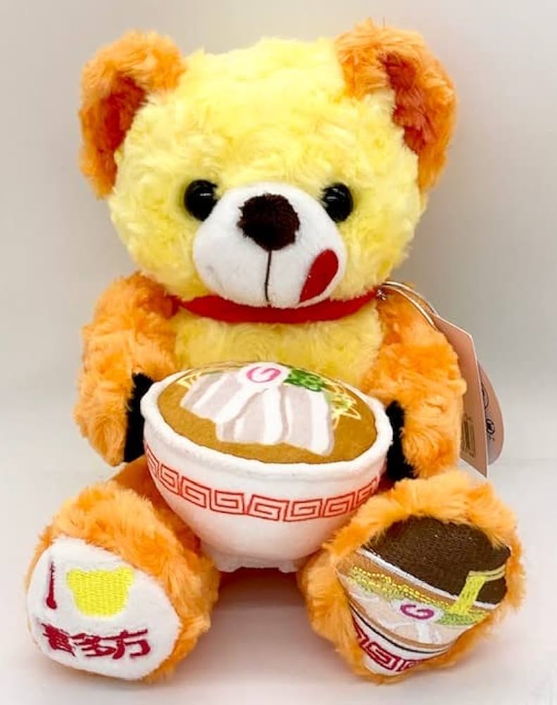 Amazon.co.jp: ご当地ベア 喜多方ラーメン ぬいぐるみS 藤二誠 【福島