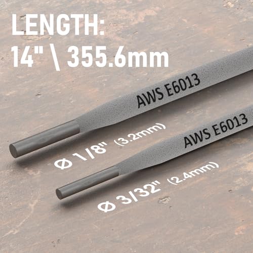 Image of YESWELDER E6013 3 /32 inch 2.5lb +1 /8 inch 2.5lb Welding Rods Stick Electrodes