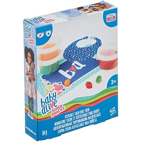 Baby Alive Super Snacks Reusable Solid Doll Food Refill Pack Cover