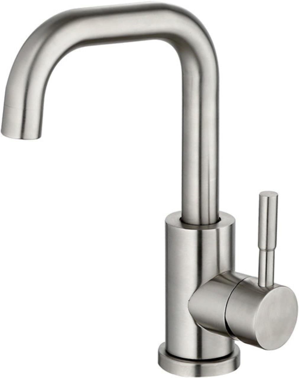 Basin Faucets 1Pcs Bathroom Faucet 304 Stainless Steel Hot Cold Wash Mixer 360 Rotation Sink 01