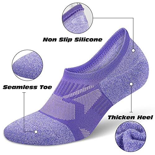 Gonii No Show Socks Men Athletic Running Low Cut Ankle Compression Short Socks 5 Pairs #TOP1