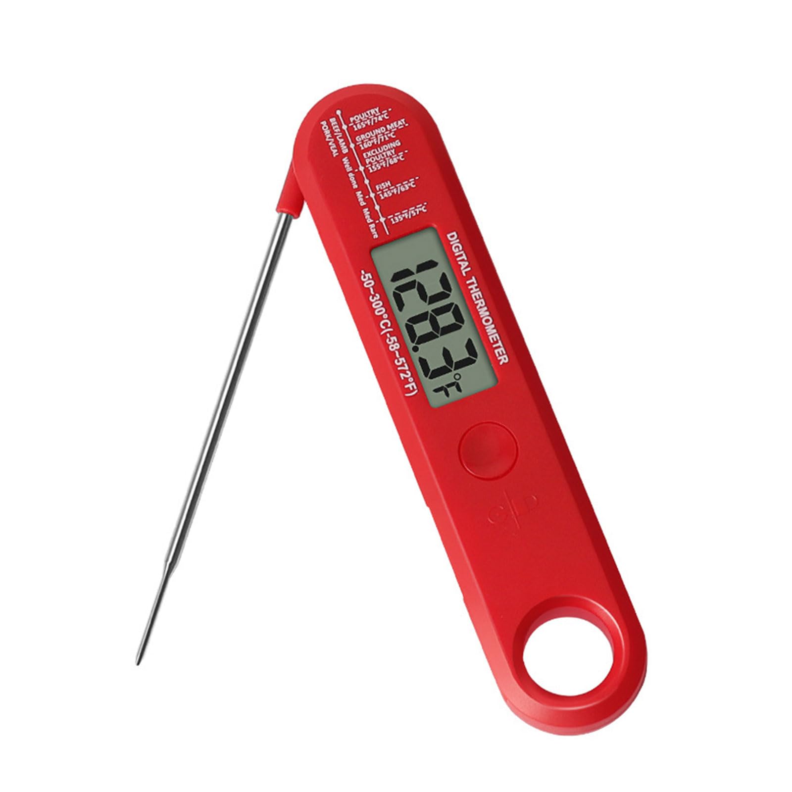 Buxuaaaa Light Read Meat Thermometer For Grills And Cooking Waterproof Fast Thermometer Digital Food Probe For Kitchen Meat Digital