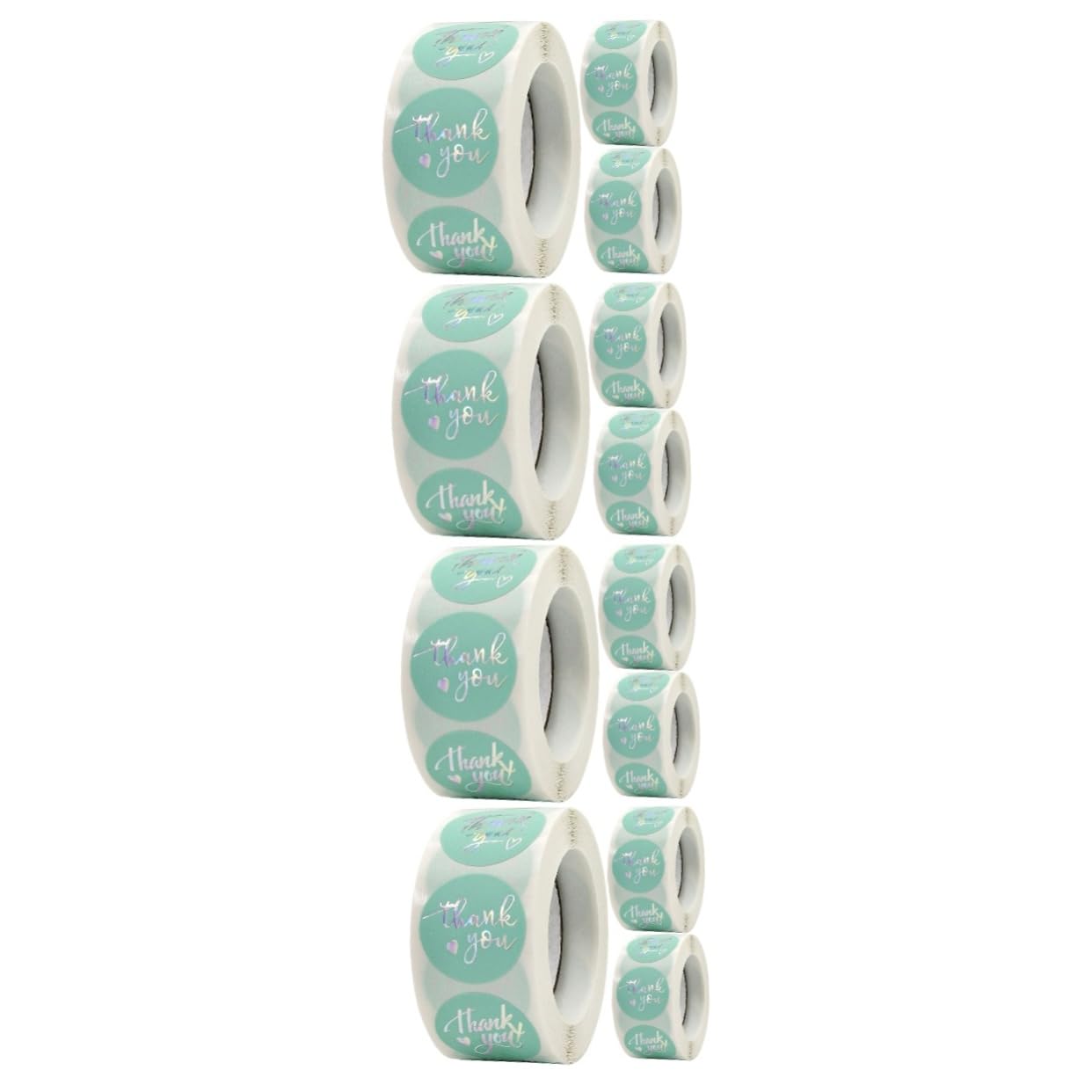 SHINEOFI 12rotoli Adesivi Per Confezioni Etichette Adesive Per Matrimonio Compleanni e Decorazioni Per e Imballaggi Dolci