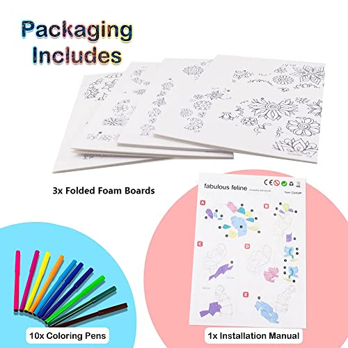 CHEVVY 3D Puzzle Giocattoli a Forma di Gatto