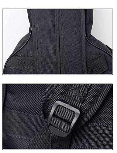 MoonEmbassy Jumbo Guitar Gig Bag Thickening and Waterproof 42" 43" Acoustic Guitar Bag (Black)