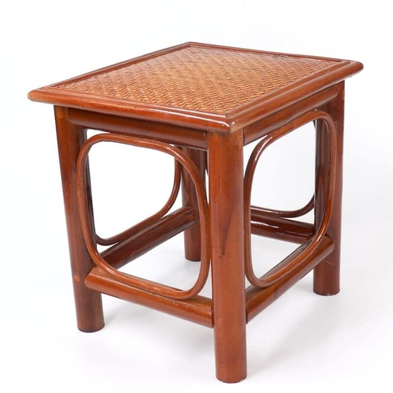 Tabouret en rotin et bois de qualité supérieure, finition Style B - 4