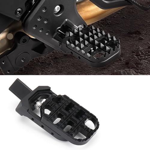 Pédales moto pour 800MT repose-pieds CNC extensibles noirs