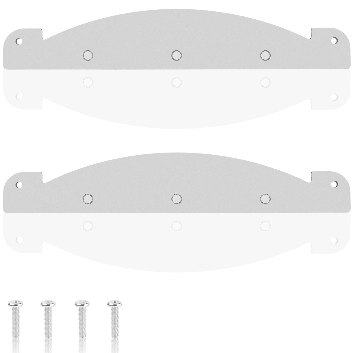 PEUTIER 2pcs Heat Deflector Mod for Pit Boss, Heavy Duty Steel Heat Diffuser Magnetic Thermal Air Gap Plates Precise Temperature Detection Reduce Dust