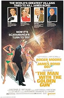 James Bond "The Man With The Golden Gun", 85 x 120 cm, Leinwanddruck