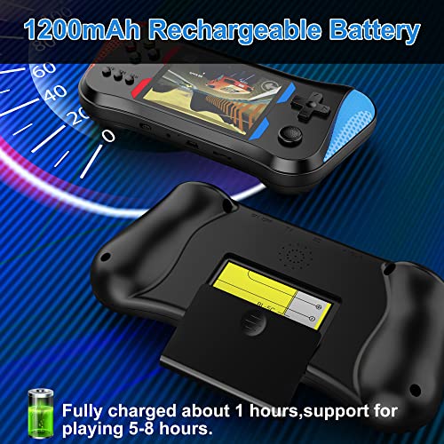 Heiko Retro Handheld Game Console For Kids Adults,3.5'' Lcd Screen Portable Video Game Console With Rechargeable Battery,500 Classic Fc Games Support 2 Players And Tv Connection #TOP3