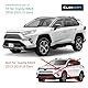 CLIM ART Windabweiser für/kompatible mit Toyota RAV4 2019-2025 (V) - Integrierte Regenabweiser - Autofenster Sonnen-&Regenschutz - Windabweiser Autofenster - Einfache Montage - Garantie 4 Set S