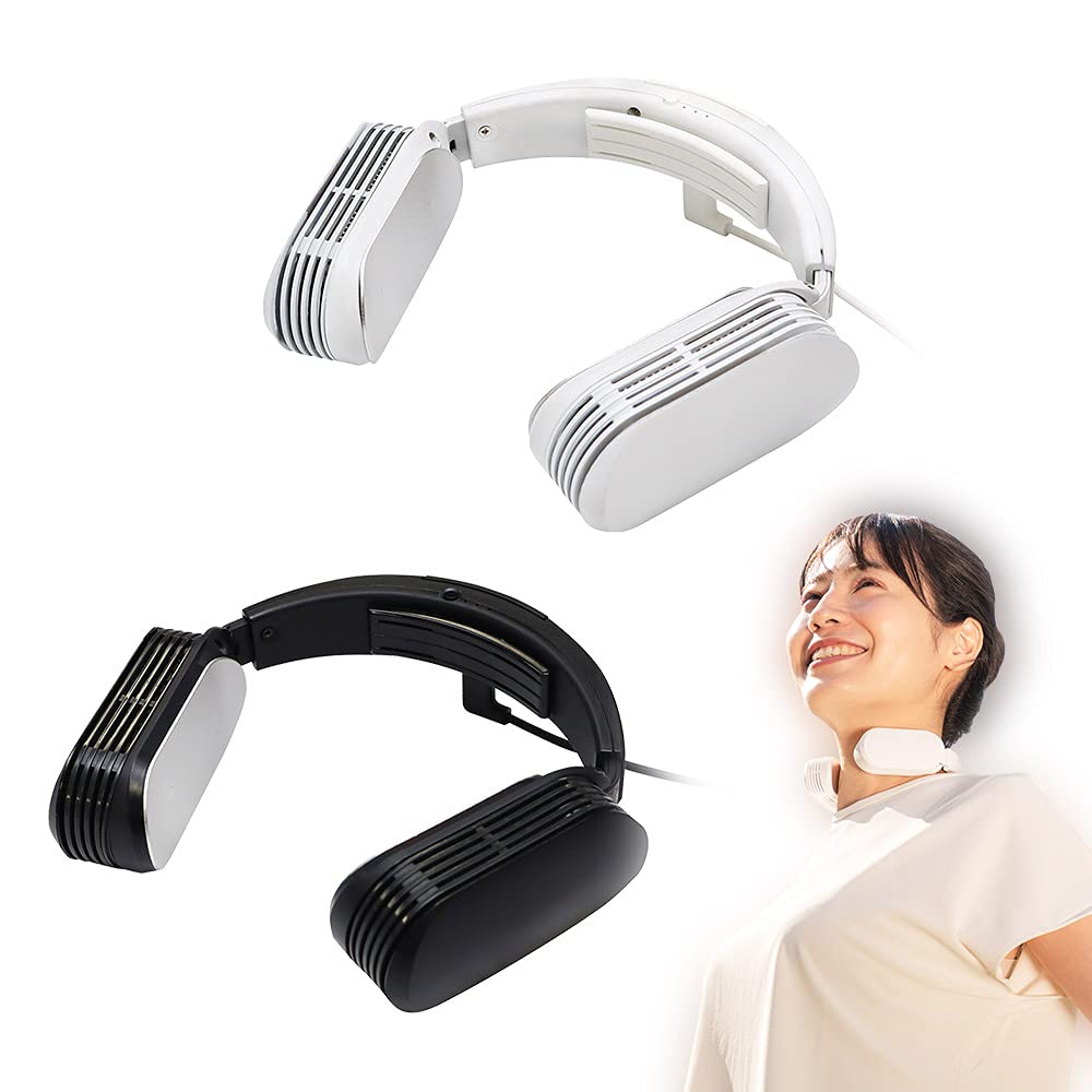 Amazon.co.jp: THANKO Neck Cooler Evo Set of 2 (Black+White) : Home 