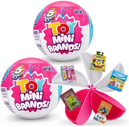 5 Surprise Toy Mini Brands Series 2 by ZURU (2 Pack) Toys Mystery Capsule Real Miniature Brands Collectibles Amazon Exclusive (Series 2), for 36 months - 99 years