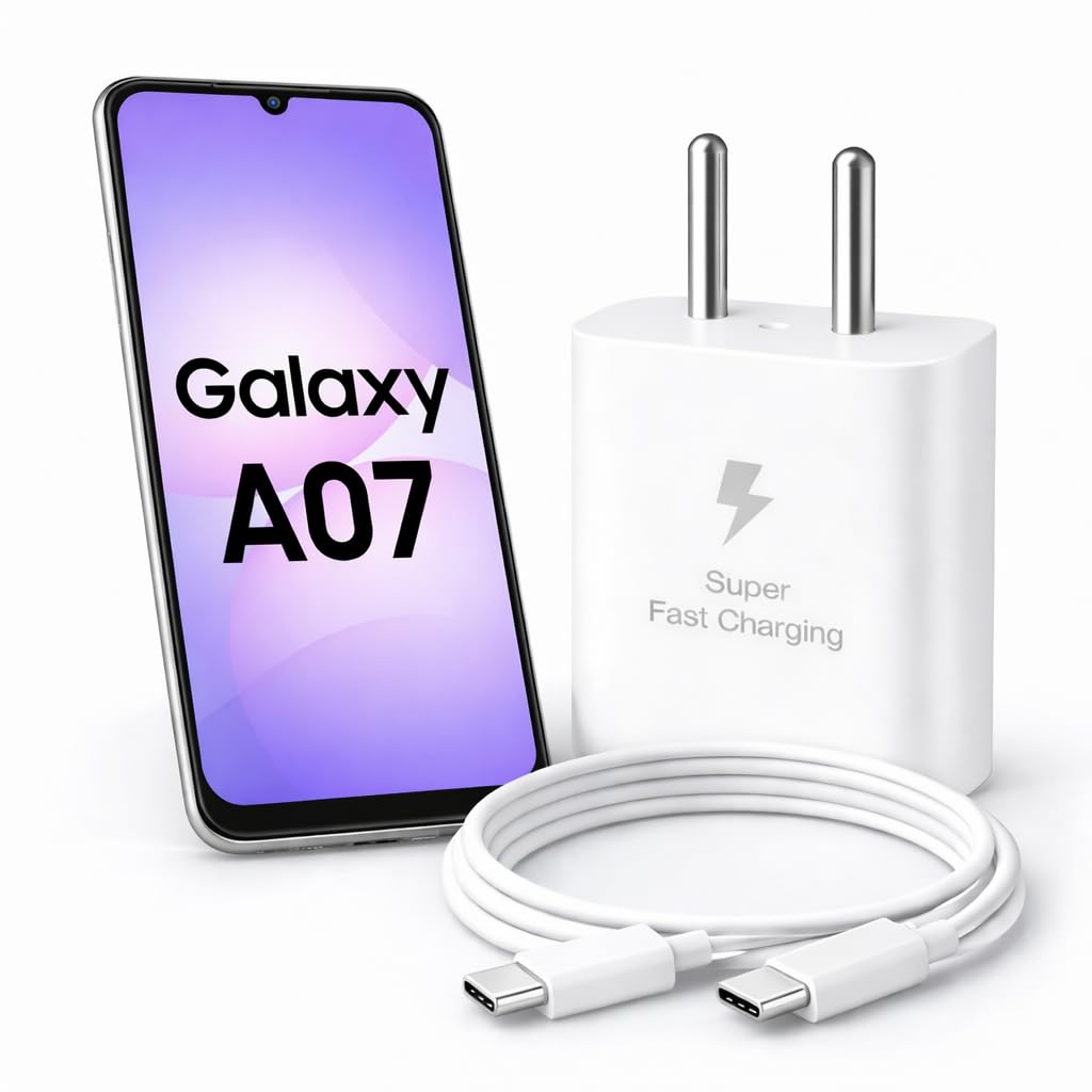25W Charger for Samsung Galaxy A07 with Type-C to C Cable | Super Fast Charging PD Adapter for Galaxy S26/S25 Ultra, S24 FE, M17e/A36/A16, M15/M17/M55 5G, F17/F70e/Z Fold & S/A/M/F/Z Series Phones-image-39