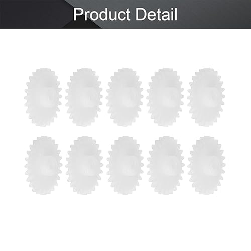 Miniatura 4 de Othmro Engranaje de plástico 24 dientes 0.5 módulo polea cinturón eje robot motor gusano corona mano DIY coche juguete kit Hobby 242A surtido