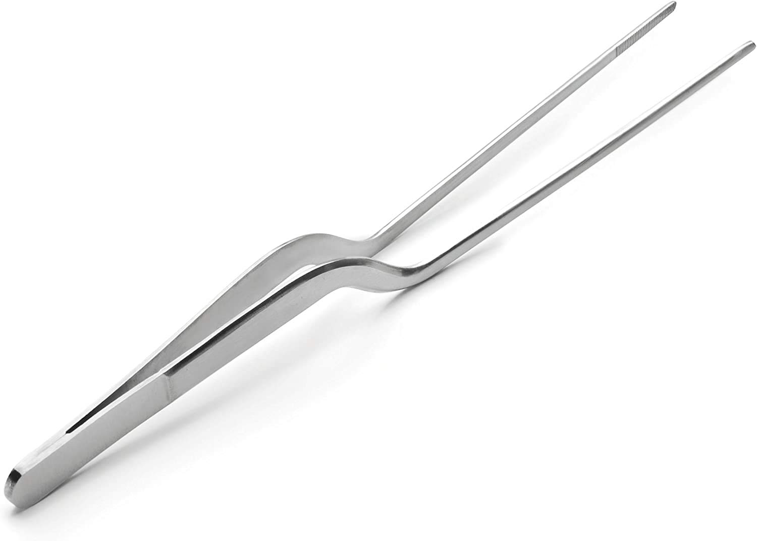 Lacor Offset Precision Tong 21 cm, Stainless Steel, Silver, 20 cm