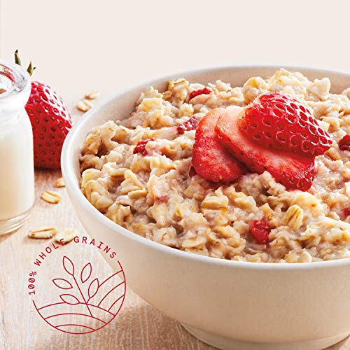 Image of Quaker Instant Oatmeal, Strawberries and Cream, Individual Packets, 1.05 Ounce (Pack of 48)