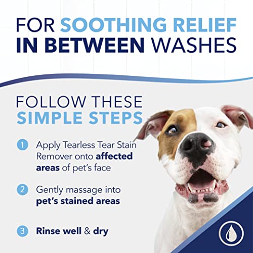 Tropiclean Oxymed Tear Stain Remover For Dogs & Cats, Tearless Around The Eye Cleaner For Dogs & Cats 8 Ounce #TOP7