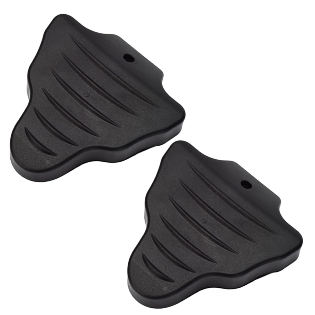 INOOMP 3 Paia Manicotto della serratura della bicicletta protezione della tacchetta della bici copertura della tacchetta del pedale della bici Accessori per pedali da ciclismo Black