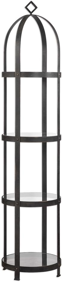 Argon Lights The Welch Industrial Iron Etagere by Grace Feyock