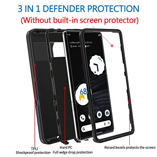 Coque robuste Google Pixel 7 Pro protection intégrale 3 en 1