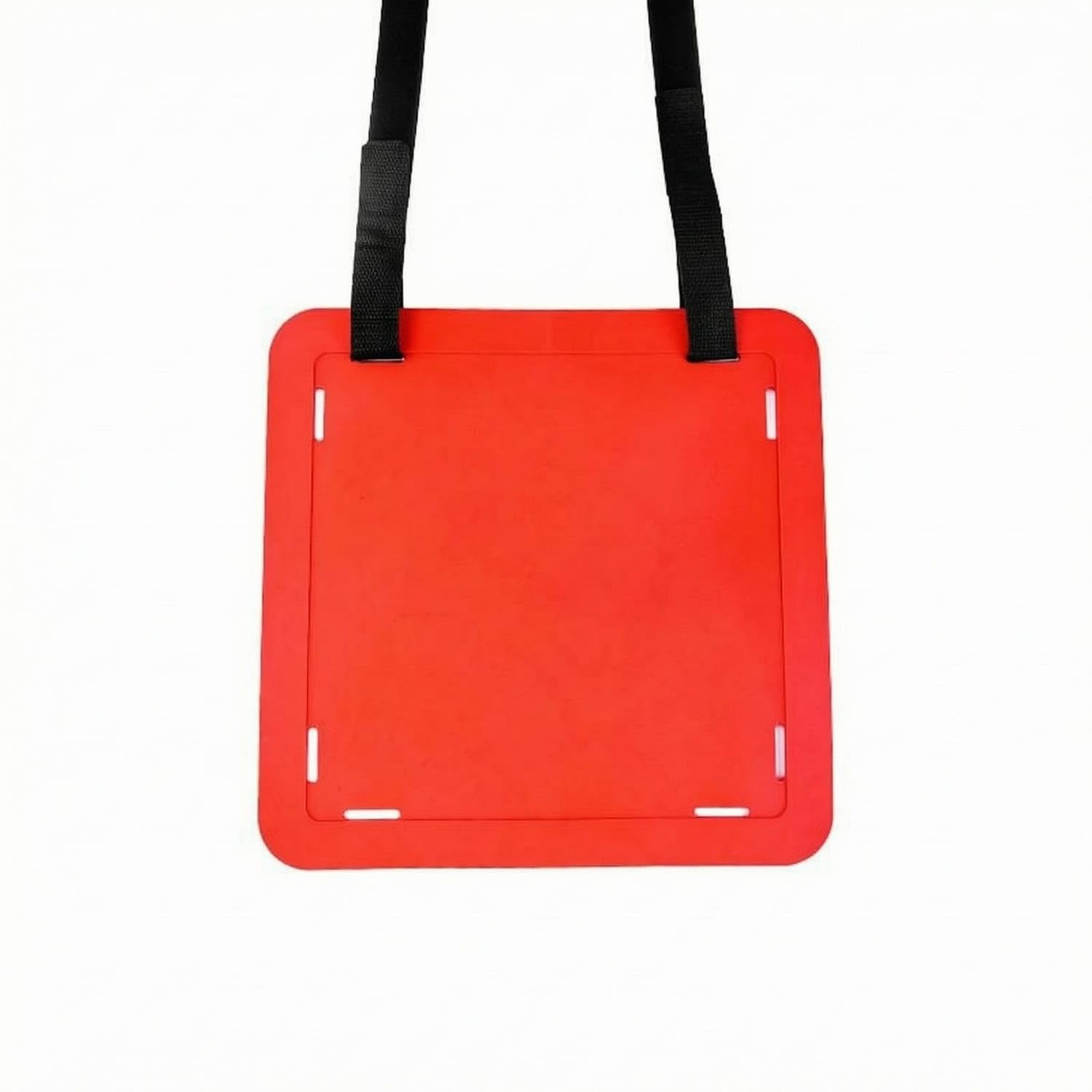 Hanging Strap Football Striking Target Solid Panel Strike Placement Target Easy to Set up Soccer Striking Training Aid Secure Fit, Red 30CM|Goals & Nets|Sporting Goods-image-6