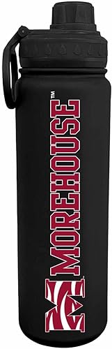 Miniatura 97 de Campus Colors Botella de Agua de Acero Inoxidable NCAA - Tapa de Rosca - 24 oz - Clip de Transporte - Mantiene tus Bebidas Calientes o Frías durante