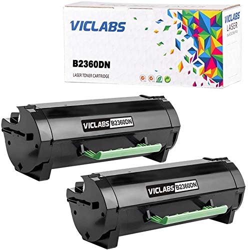 Compatible Toner Cartridge (331-9805), Replacement for Dell B2360DN, B3460, B3465 Printers - 8,500 Pages (2-Pack, Black)