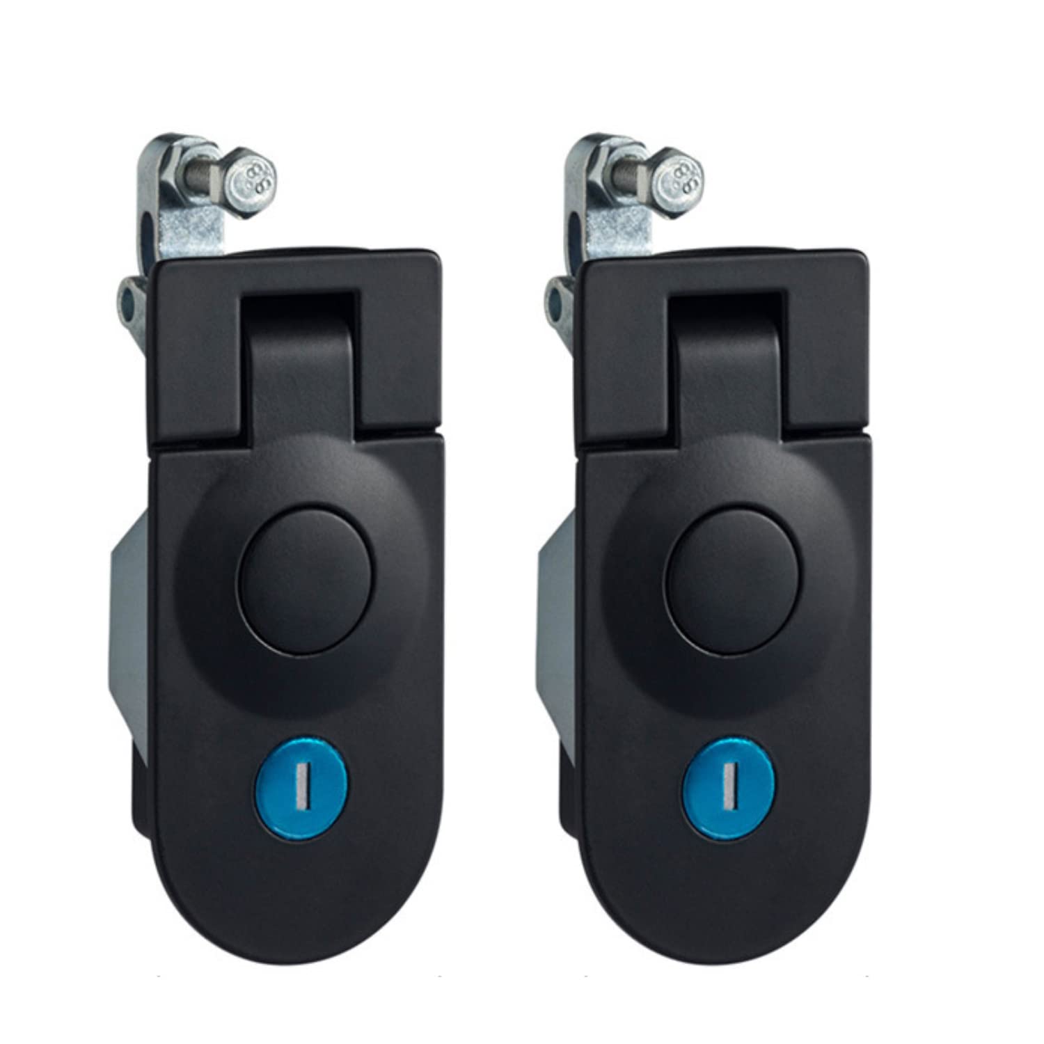 Compression Latch Lock Trigger Latches, Zinc Alloy Adjustable Lever Hand Operated Compression Latch for RV Camper Boat Truck (2 Pack, MS609-1D-1?Height 35mm?)