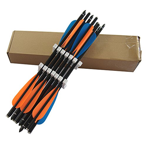 Jiexi Hwyp 8.0Mm Od Fiberglass Crossbow Bolts Archery Crossbow Arrows Pack Of 12 #TOP1