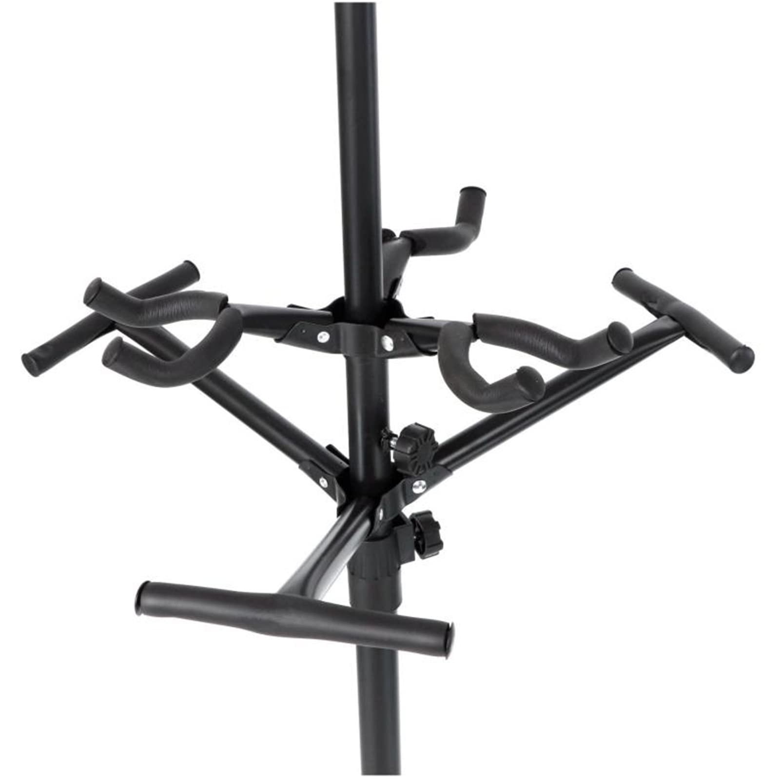 Soporte Guitarra Suelo Soporte de exhibición de árbol de guitarra, 6 ukelele mandolina Titular con Accesorios, Bastidor universal vertical múltiple pequeño, Regalos para niños y niñas, Black metal