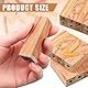 Dytabepl Holzstift-Dreh-Kit, 20 Vorgebohrte Stiftrohling aus, 7MM-Holzstiftblanks zum Drechseln Von Stiften, Stiftrohlinge für DIY- und Stiftherstellung