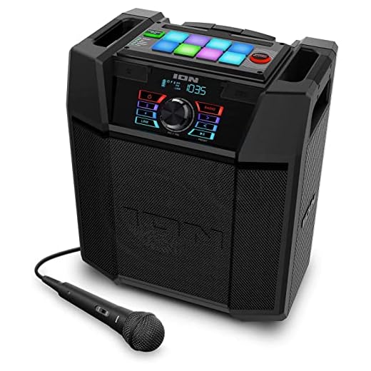 ION Explorer FX High-Power Bluetooth Speaker with Sound Effects IPX4 Water-Resistant (Renewed)
