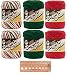 Variety Assortment Lily Sugar'n Cream Yarn 100% Cotton Solids and Ombres Holiday Bundle (6-Pack) Medium #4 Worsted