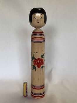 Amazon.co.jp: 伝統こけし 津軽系 奥瀬鉄則 作品（幸兵衛型 29.7