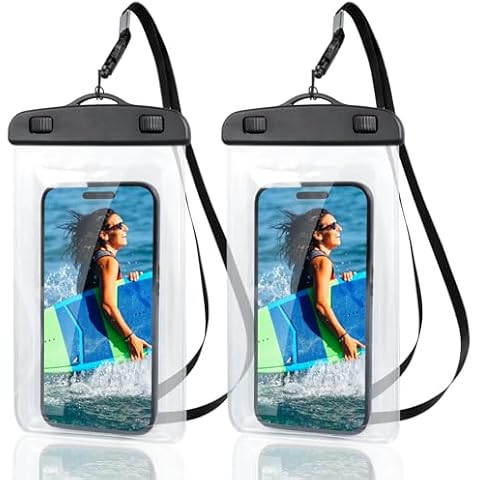 AiQInu 2 Pièces Pochette Telephone Portable Etanche Cover