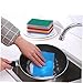 ORFOFE High Absorbency Kitchen Cleaning Sponges 100pcs Dish Scrubbers Soft Bowl Scrubbers for Easy Cleaning Random