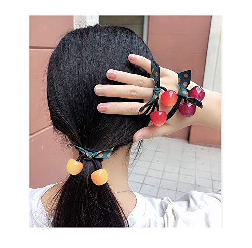 Amazon.co.jp: ヘアゴム さくらんぼ ヘアアクセサリー ゼリーチェリー